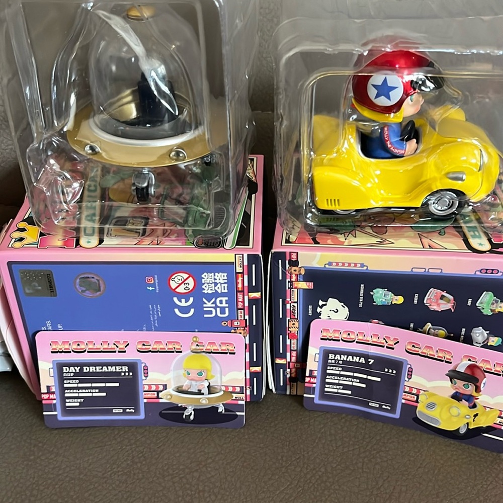 Six opened box Blind box Molly, the figures are sealed